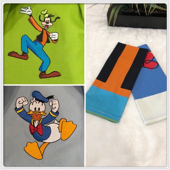 Disney Donald and Goofy Mousegears Dish Towel Set - Picture 1 of 7